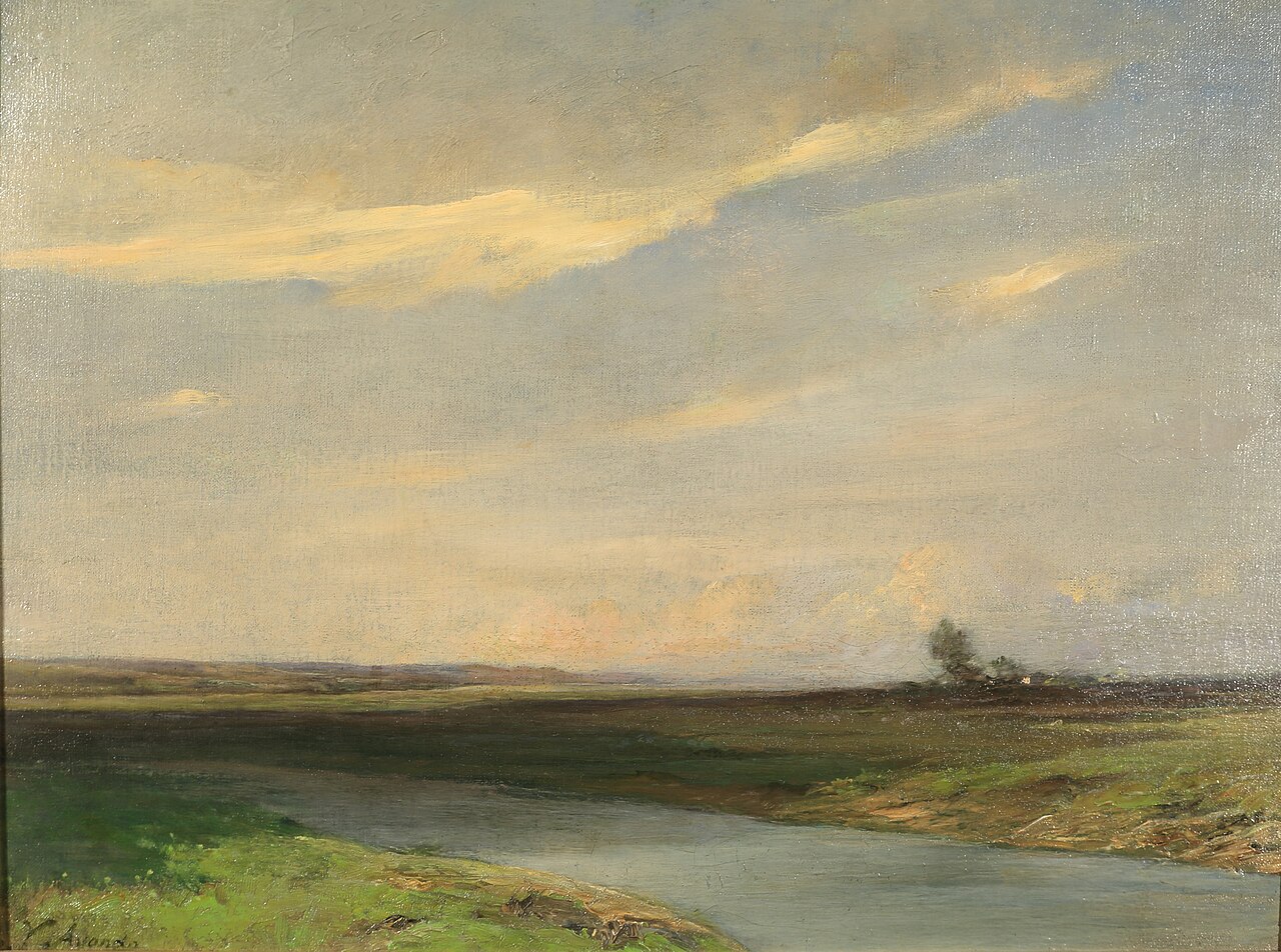 Landscape by Vittorio Avondo