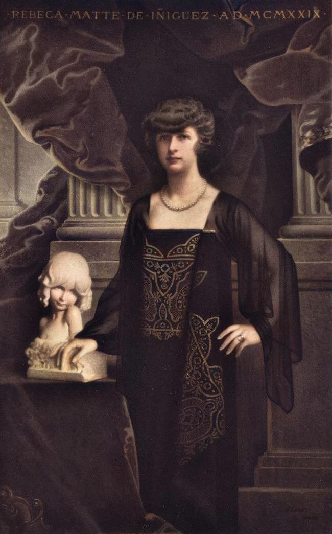 Portrait of Rebeca Matte by Vittorio Matteo Corcos