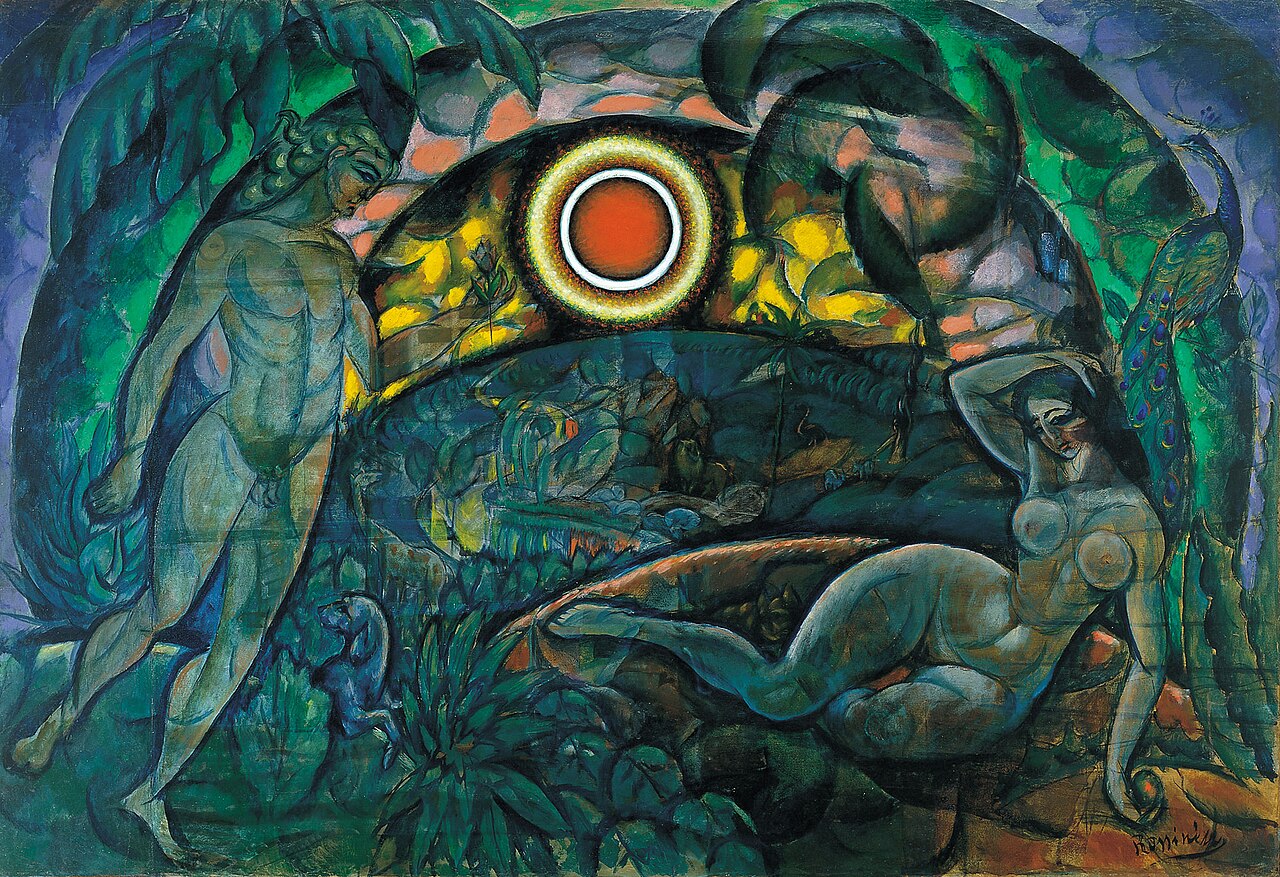 Adam and Eve by Vladimir Baranov-Rossiné