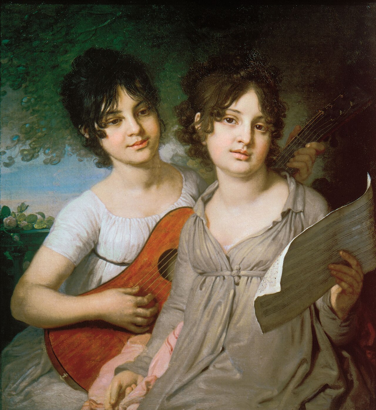 Anna and Varvara Gagarin by Vladimir Borovikovsky