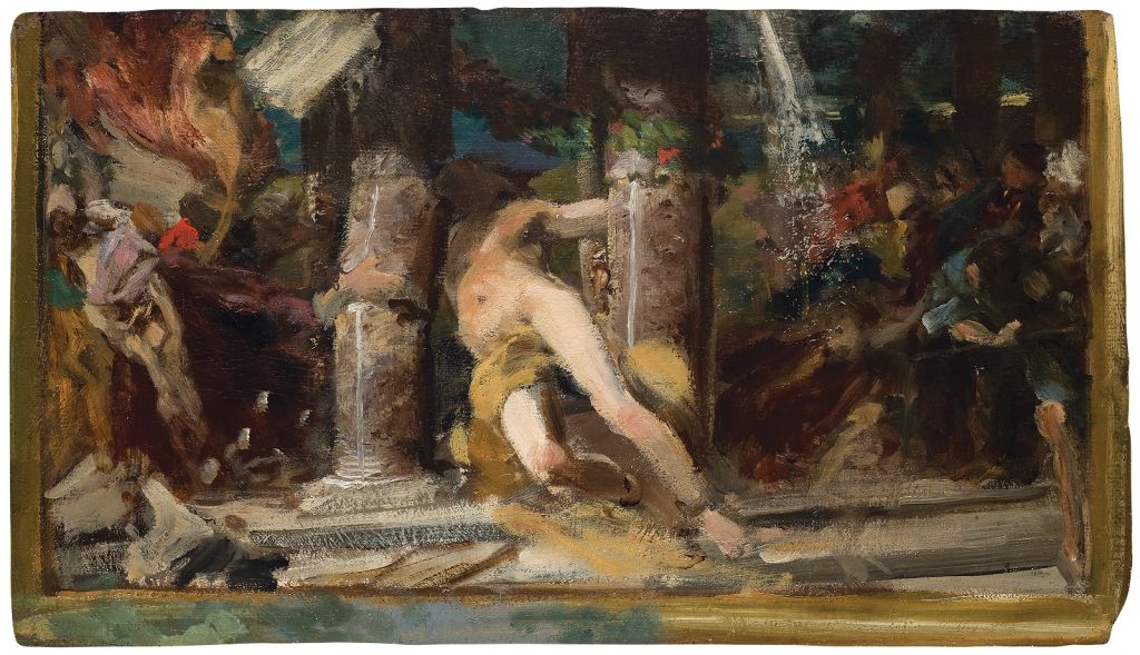 Death of Samson by Vojtěch Hynais
