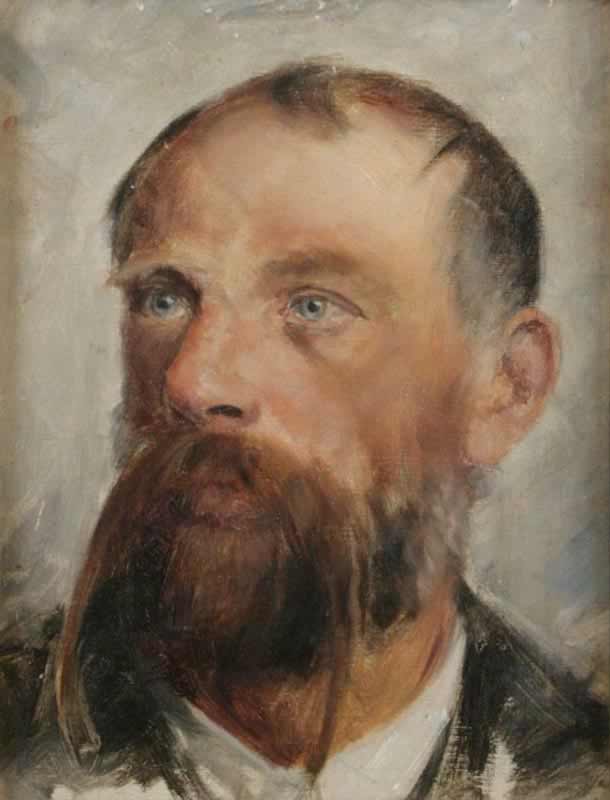 Portrait of the Poet Jaroslav Vrchlický by Vojtěch Hynais