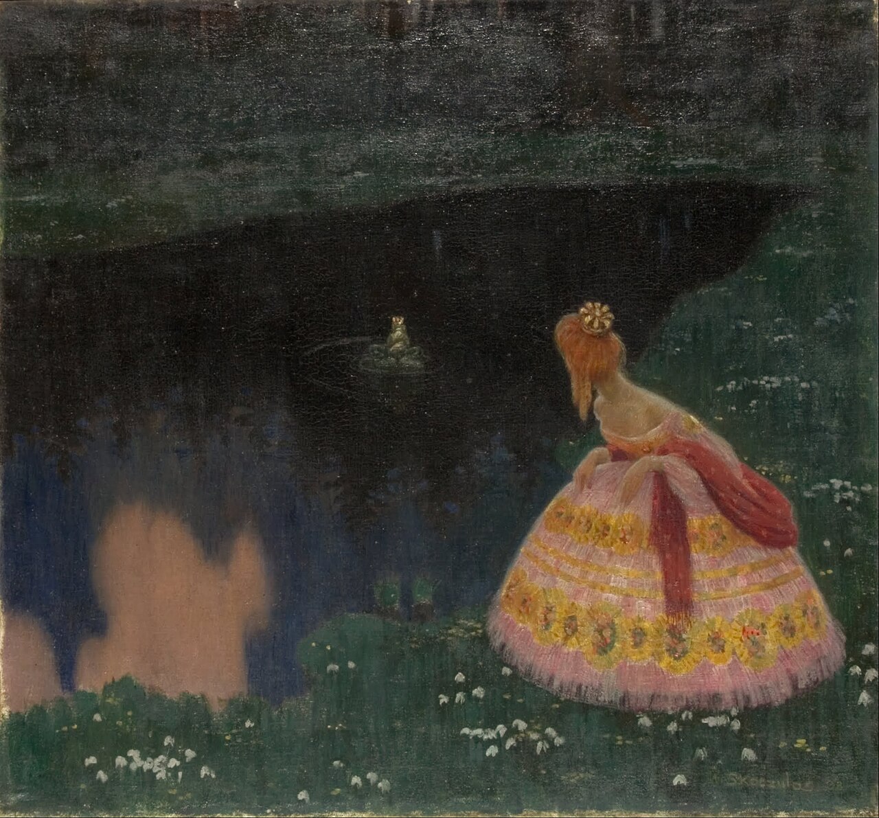 Królewna z żabką by Władysław Skoczylas