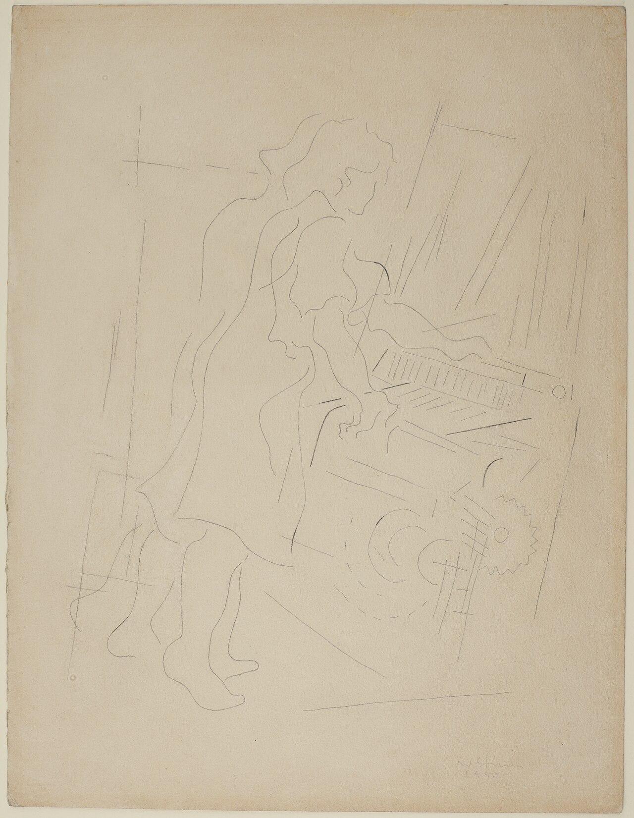 Weaver by Władysław Strzemiński