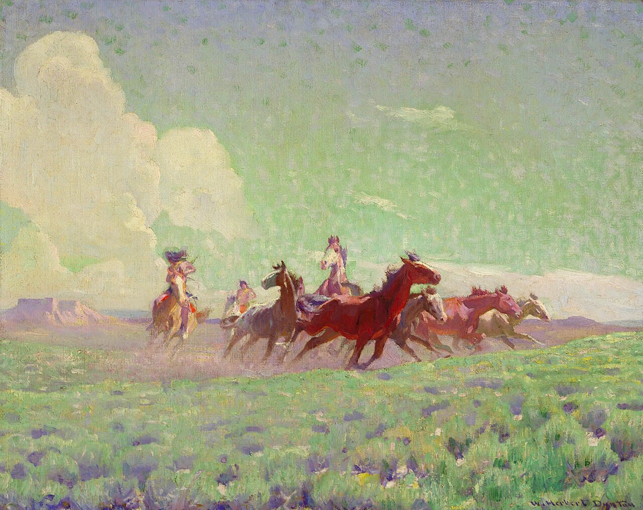 The Enemies' Horses by W. Herbert Dunton