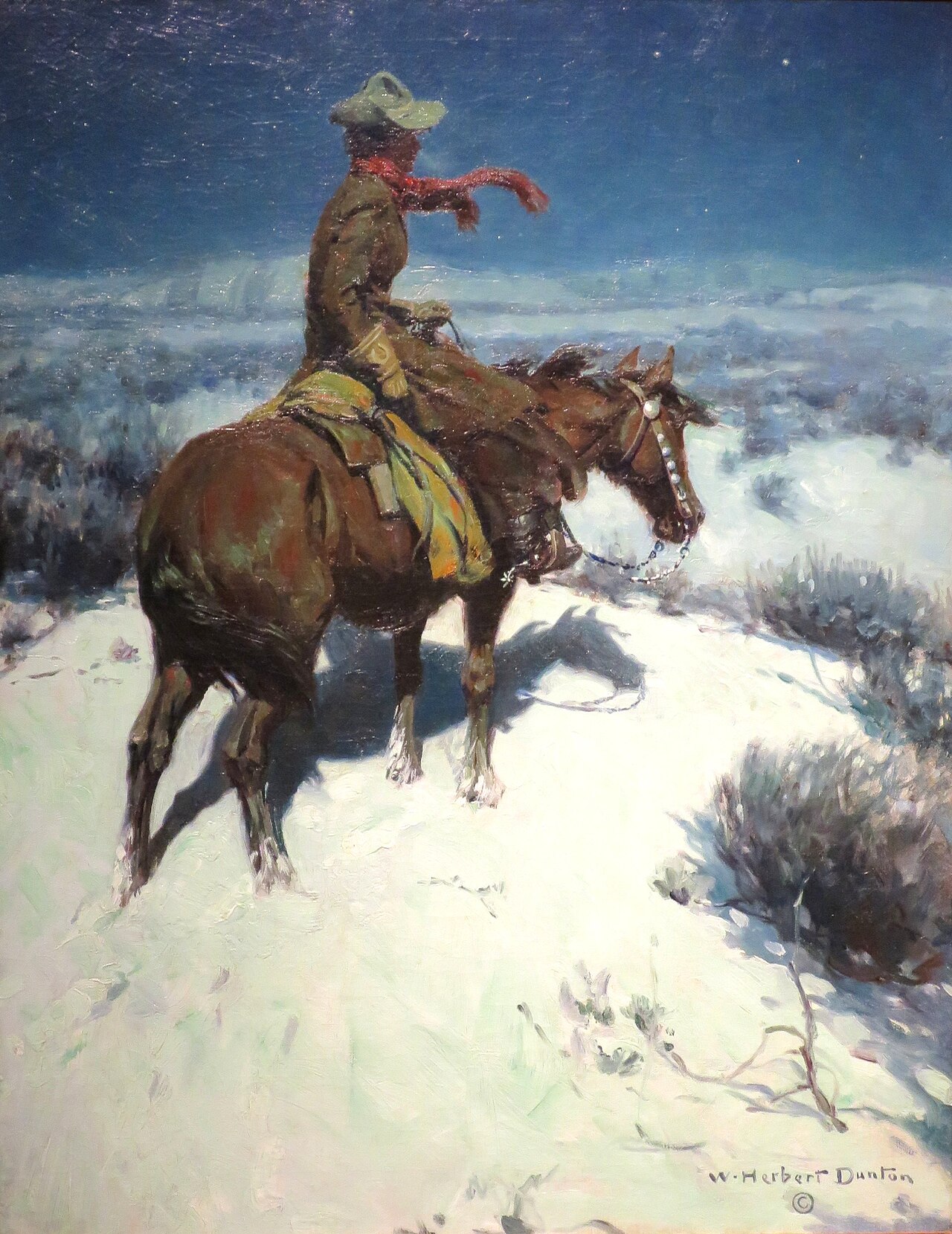 The Lonely Vigil by W. Herbert Dunton