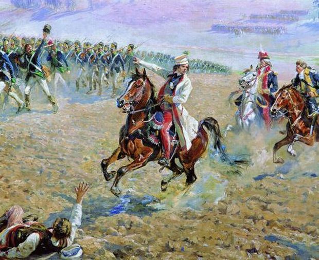 Battle of Racławice by Włodzimierz Tetmajer