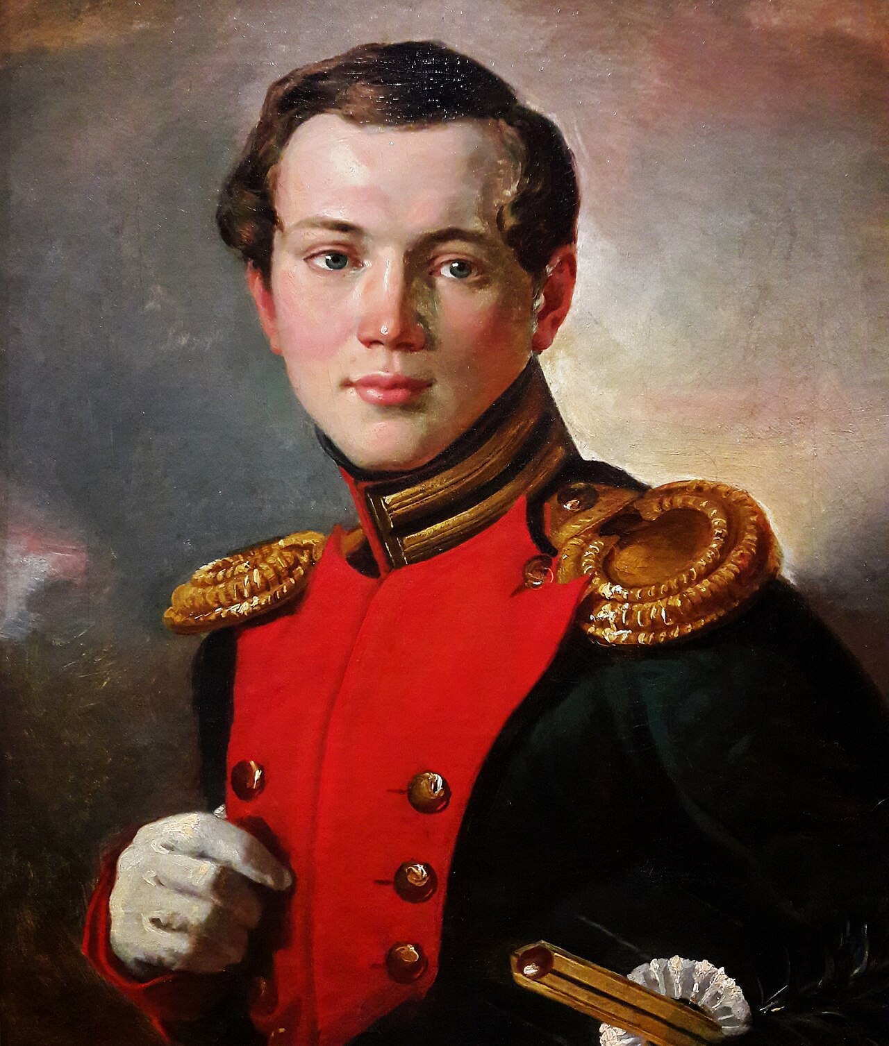 Portrait of Stanisław Chomiński (1804-1886). by Walenty Wańkowicz