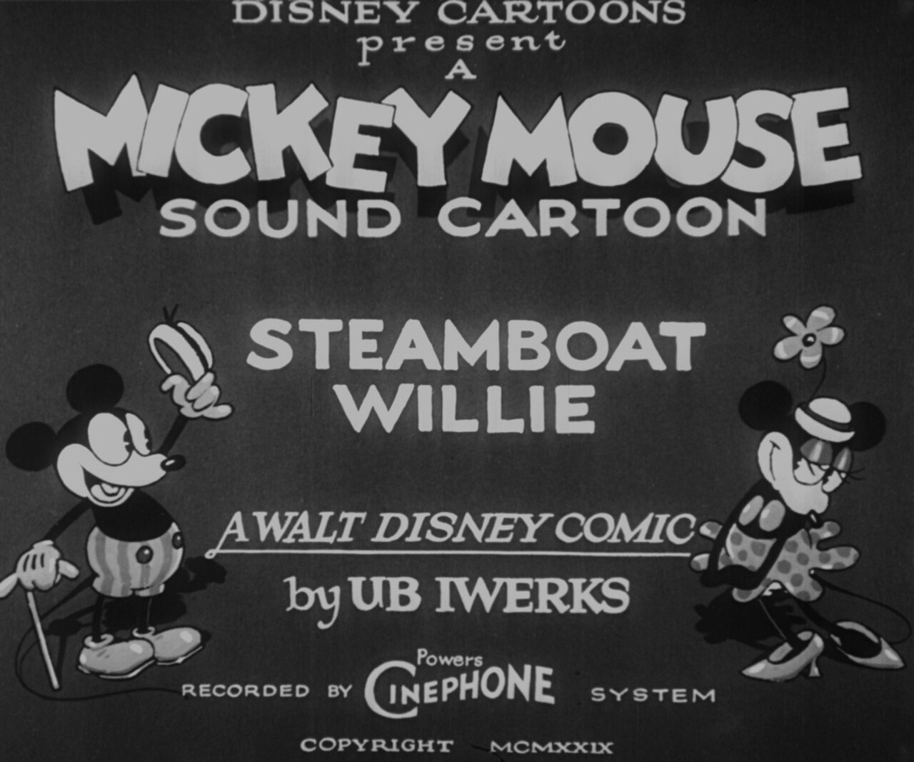 Steamboat Willie by Walt Disney