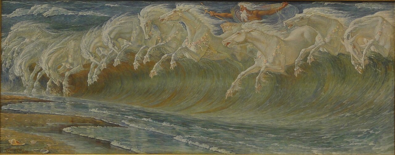 Neptune's Horses by Walter Crane