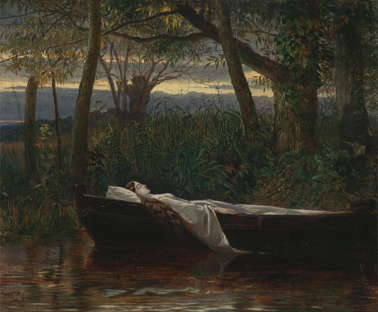 The Lady of Shalott by Walter Crane