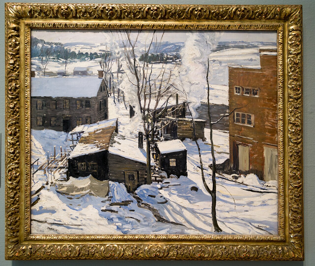 The Powerhouse, Falls Village, Connecticut by Walter Elmer Schofield