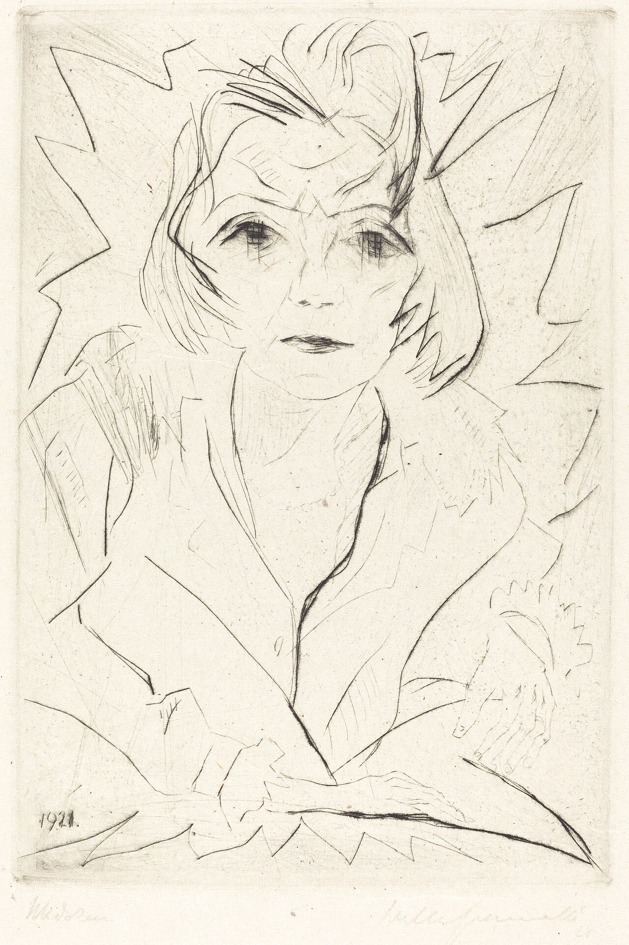Madchen (Girl) by Walter Gramatté