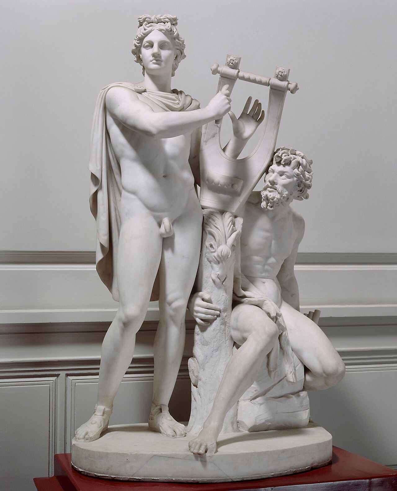 Apollo and Marsyas by Walter Runeberg