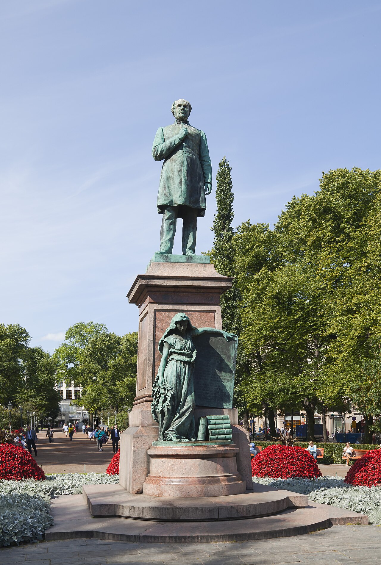 Johan Ludvig Runeberg statue by Walter Runeberg