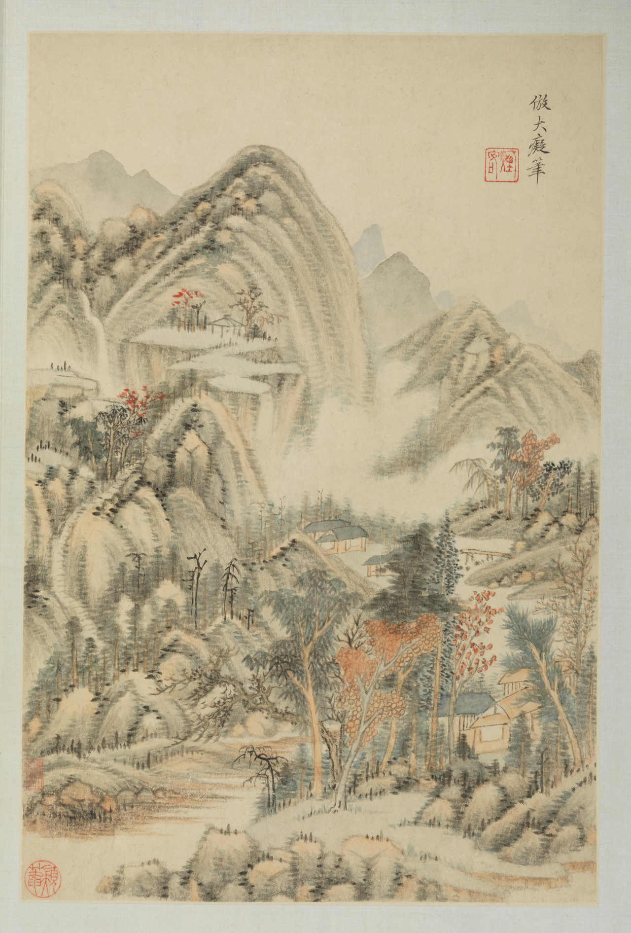 Landscape Album after Ancient Masters by Wang Shimin