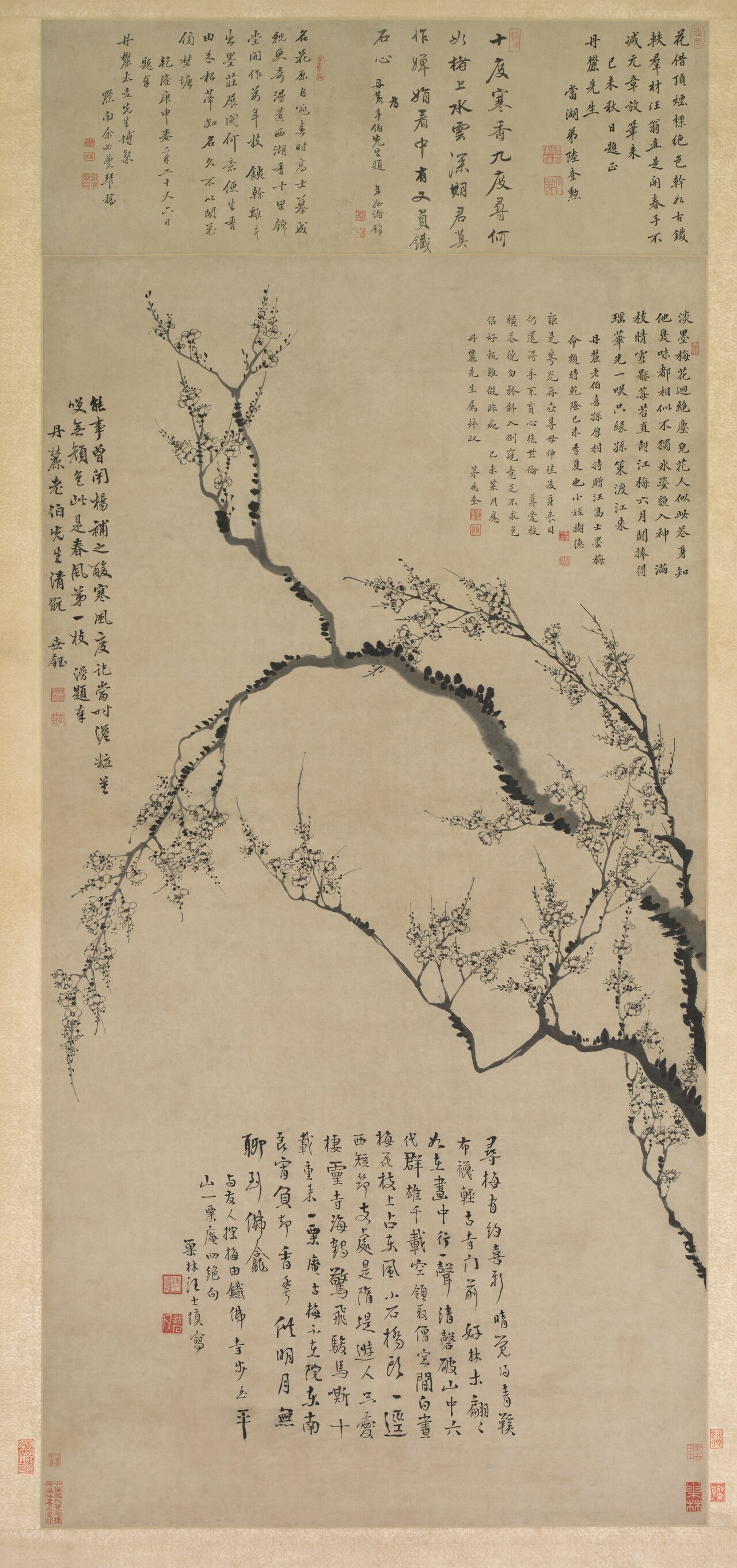 Plum Blossoms by Wang Shishen
