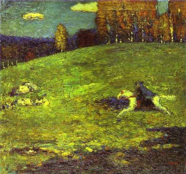 The Blue Rider by Wassily Kandinsky