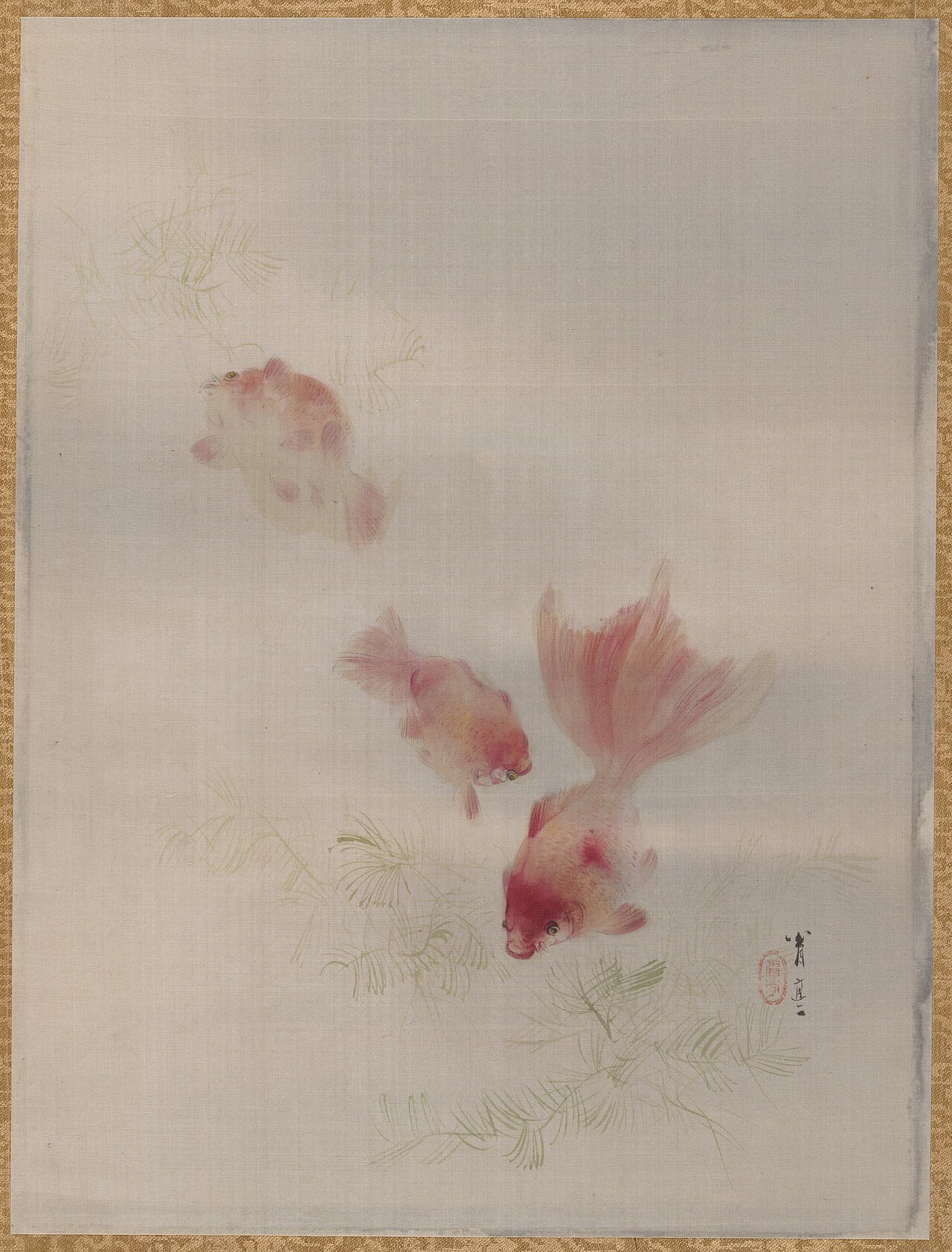 Goldfish by Watanabe Shōtei