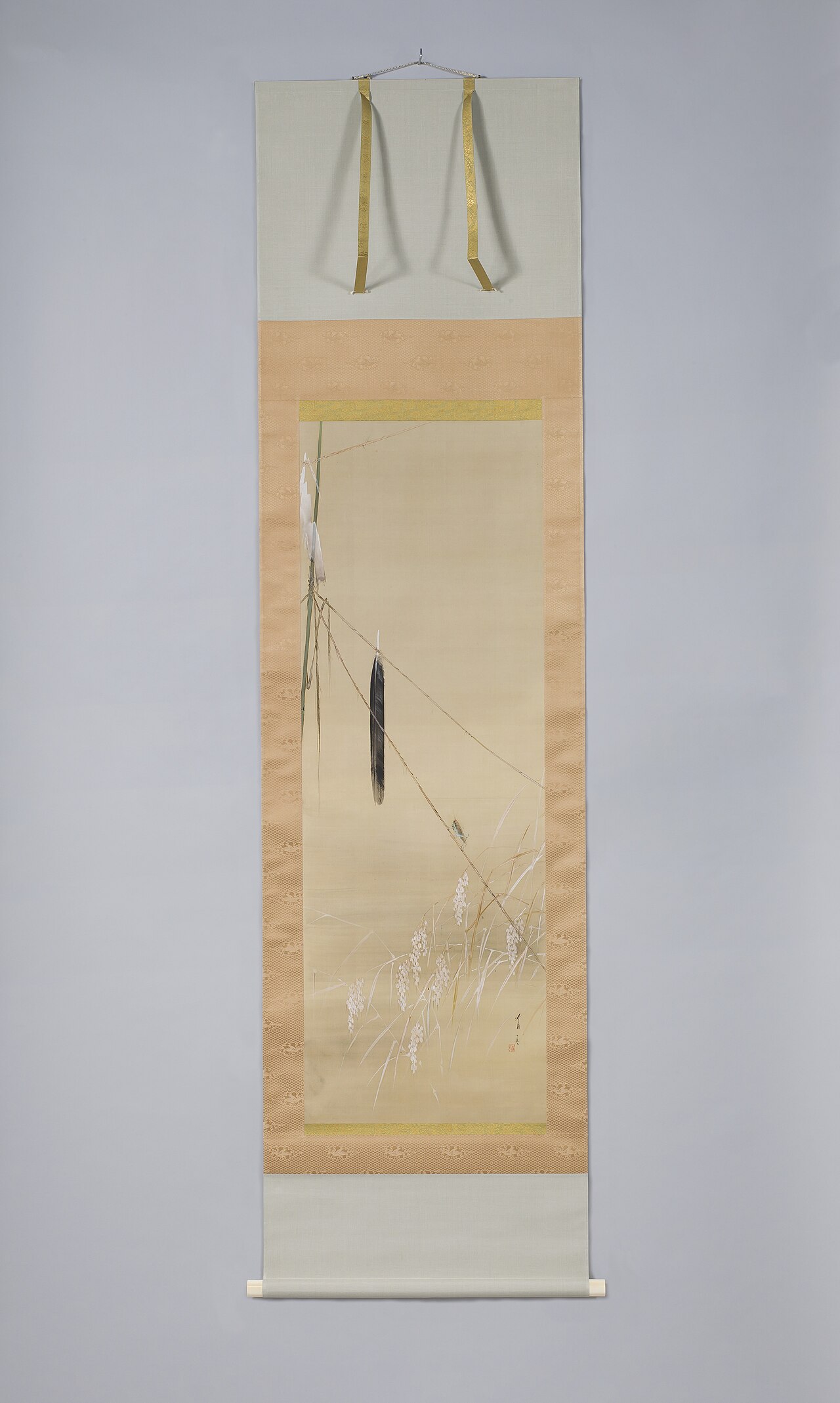 Rice and Grasshopper by Watanabe Shōtei