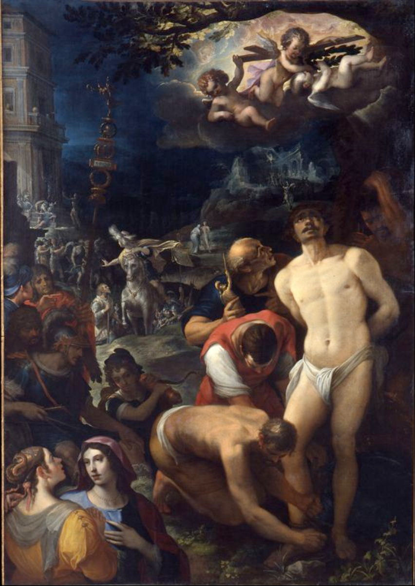 The preparations for the martyrdom of Saint Sebastian by Wenceslas Cobergher