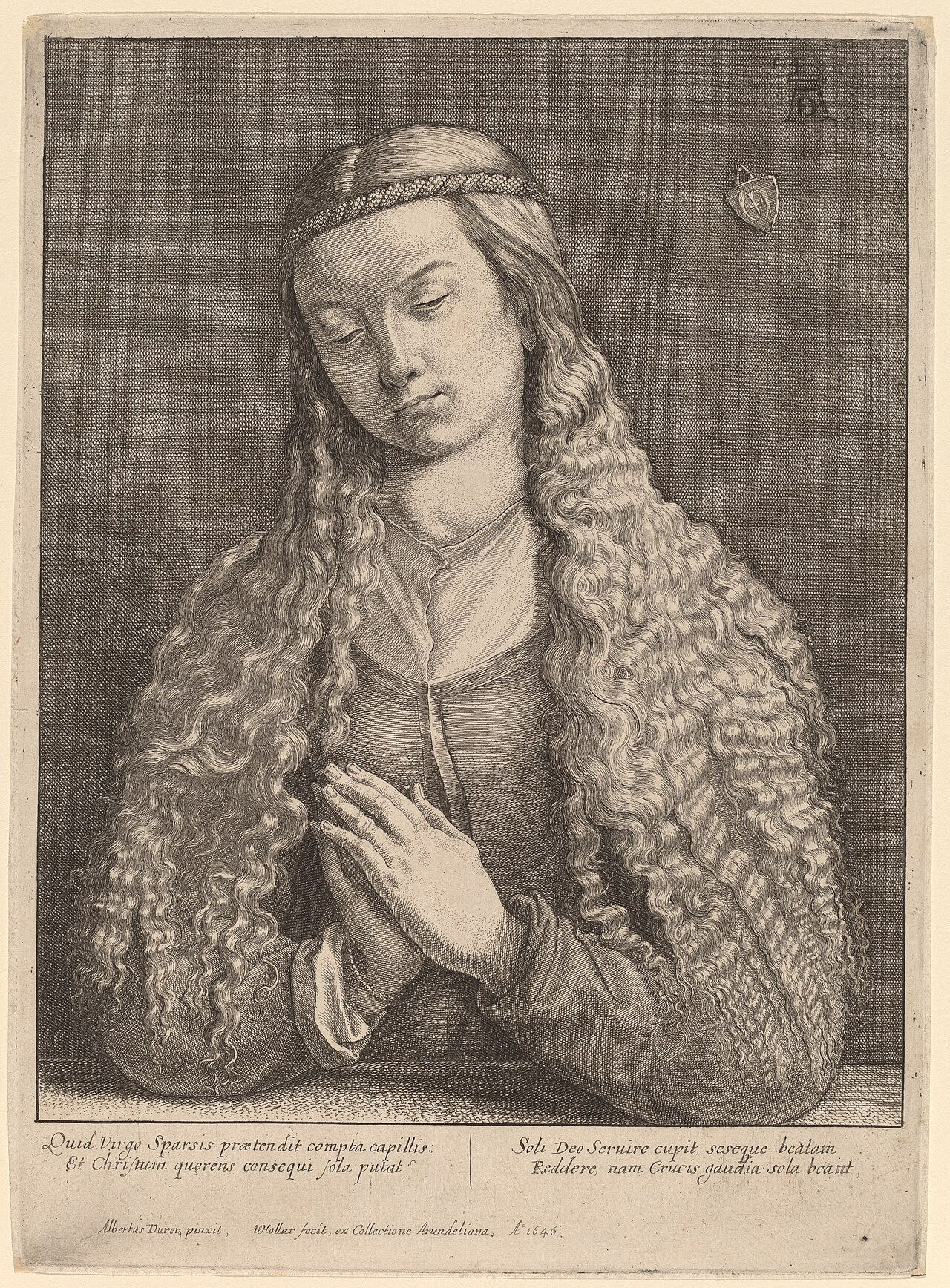 Katharine Furlegerin by Wenceslaus Hollar