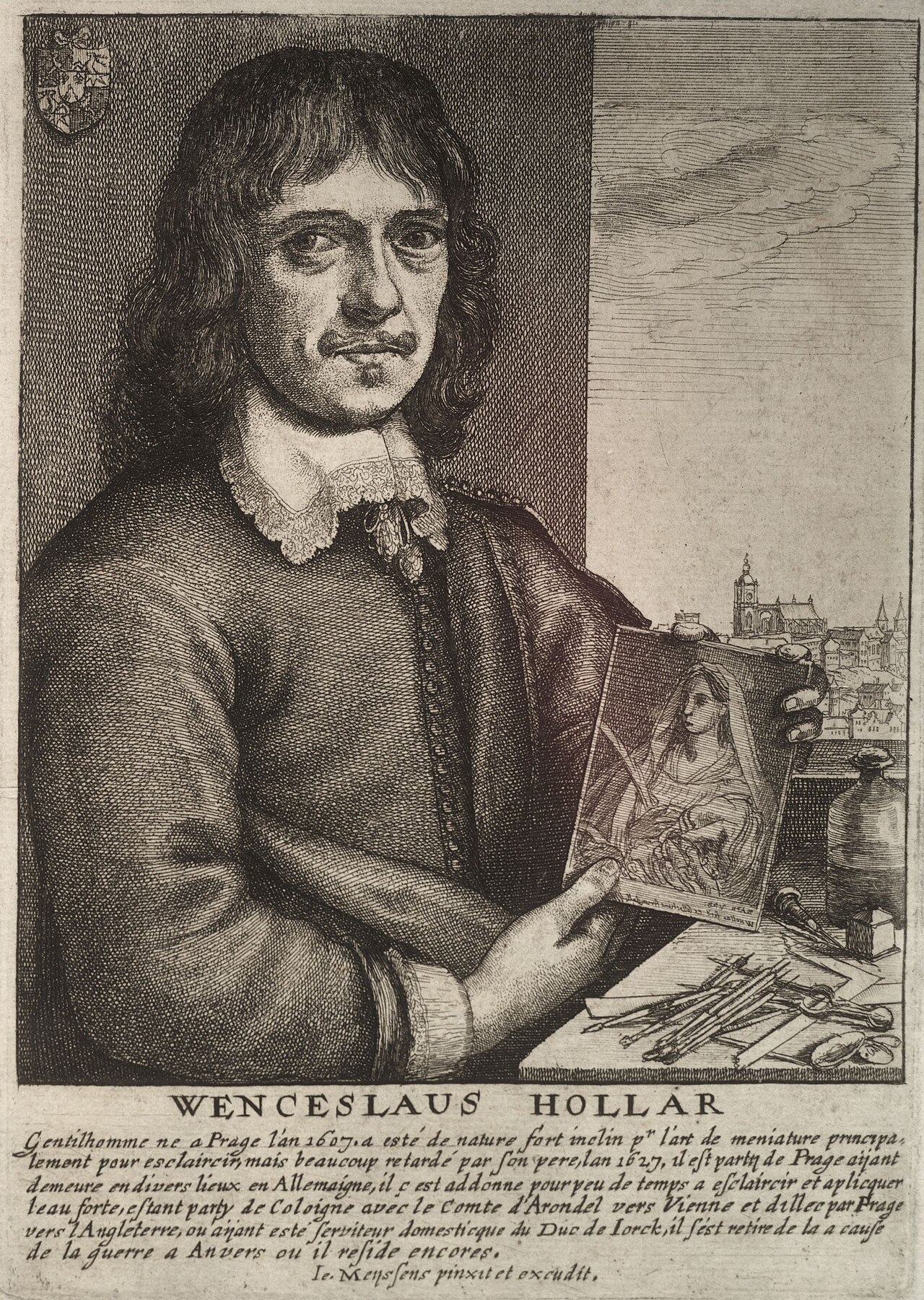Portrait of Wenceslaus Hollar