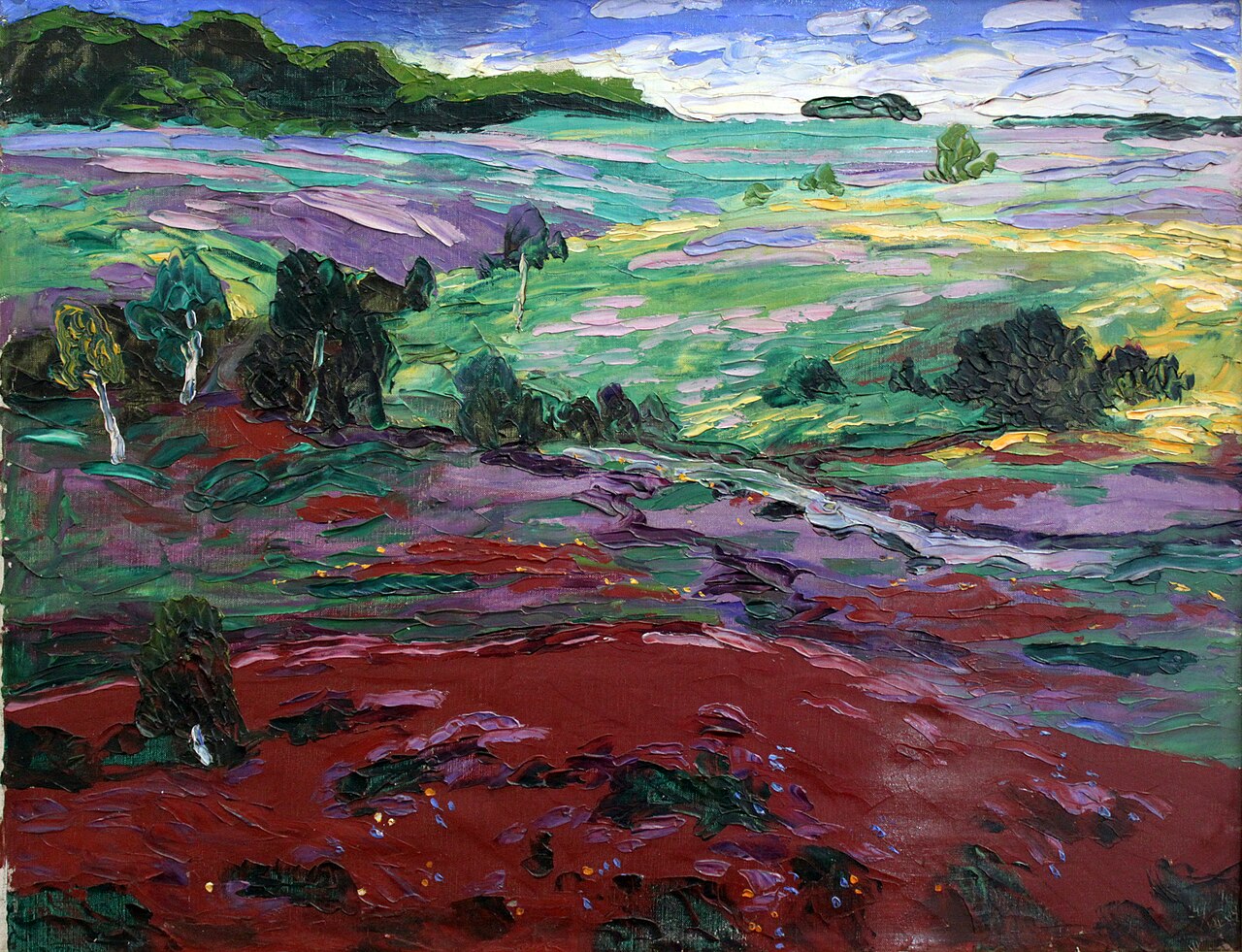 Landscape on Sylt by Wenzel Hablik