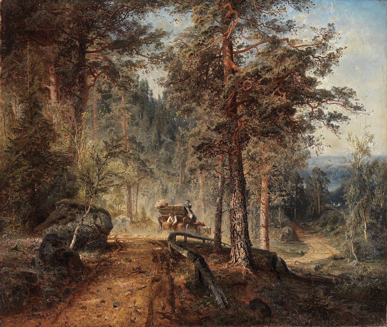 Road in Häme by Werner Holmberg