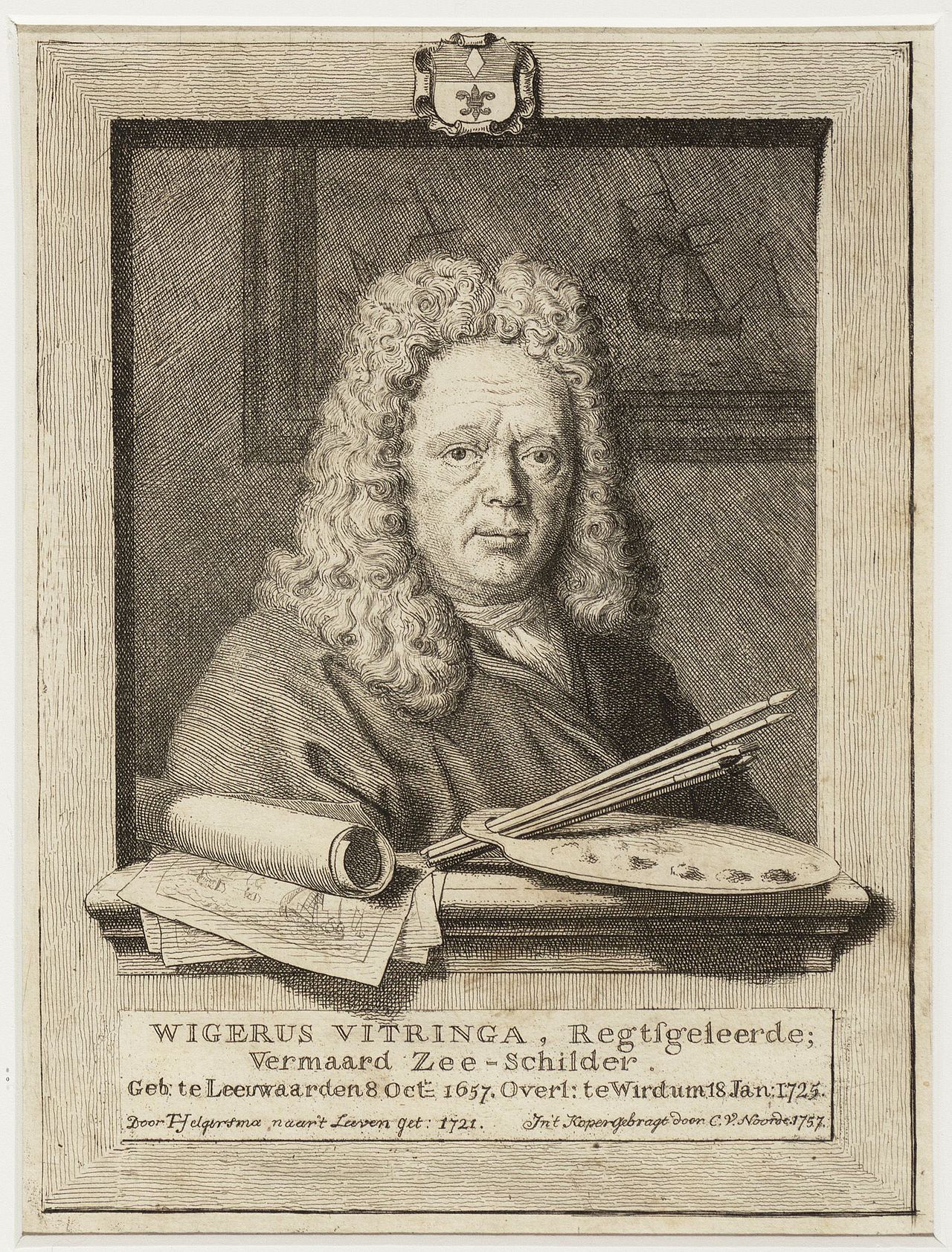 Portrait of Wigerus Vitringa