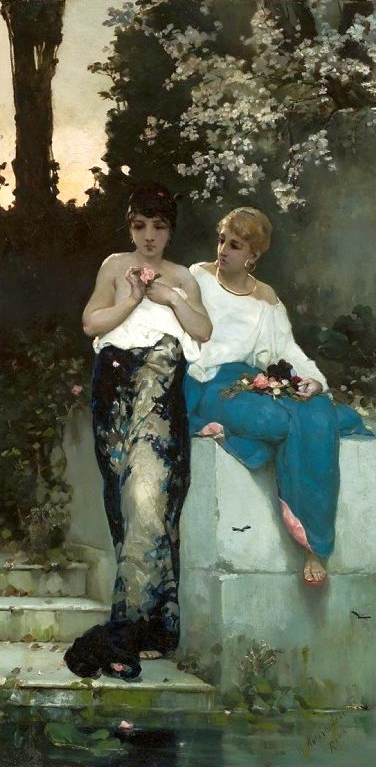 The Two Roman women. by Wilhelm Kotarbiński