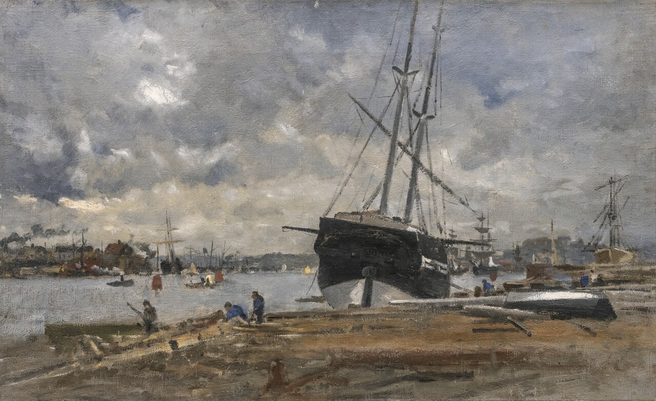 The Gothenburg Harbour in the 1880´s by Wilhelm von Gegerfelt