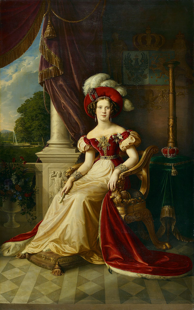 Portrait of Marianne Princess van Oranje Nassau (1810-1883) by Wilhelm Wach