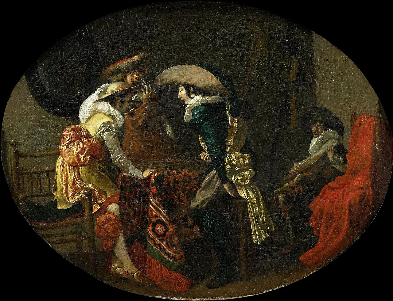 The tric-trac players by Willem Cornelisz Duyster