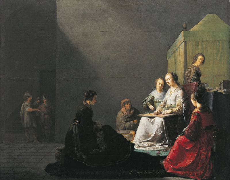 Lucrèce au travail by Willem de Poorter