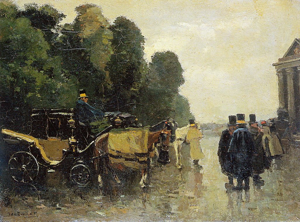 Carriages Waiting by Willem de Zwart