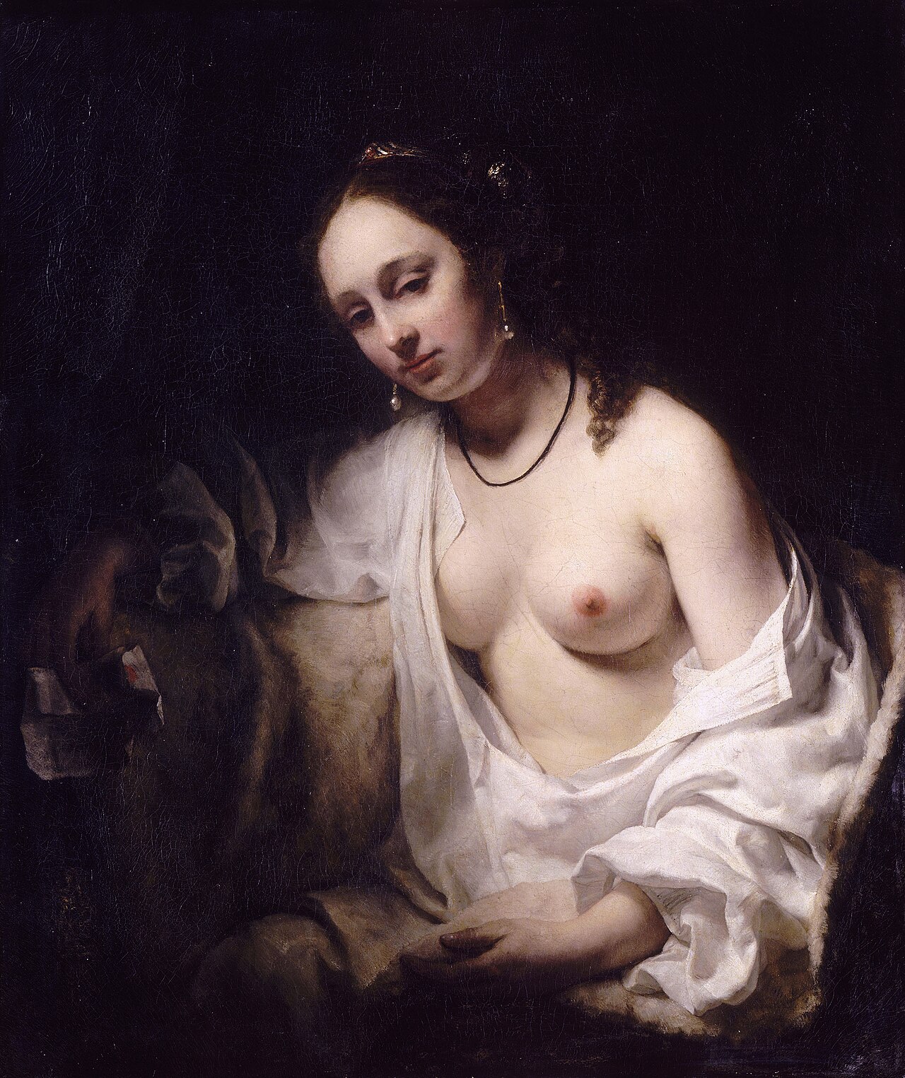 Bathsheba with King David's Letter by Willem Drost