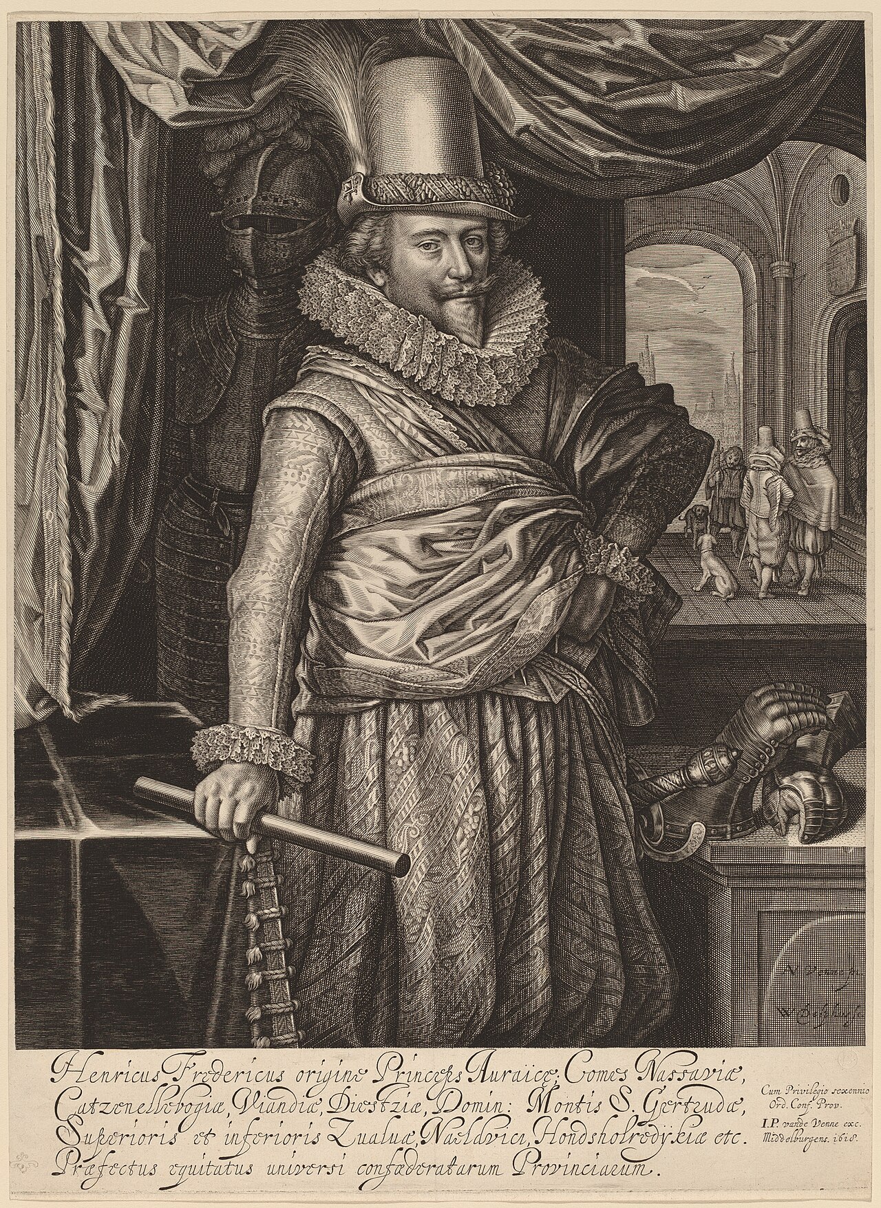Frederik Hendrik, Prince of Nassau-Orange by Willem Jacobsz Delff