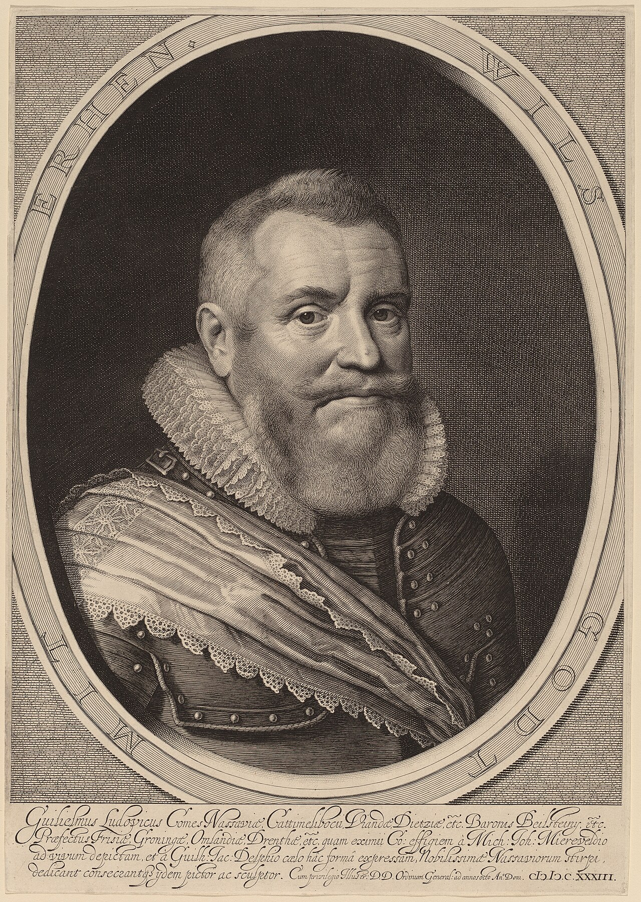 William Louis, Count of Nassau-Beilstein by Willem Jacobsz Delff