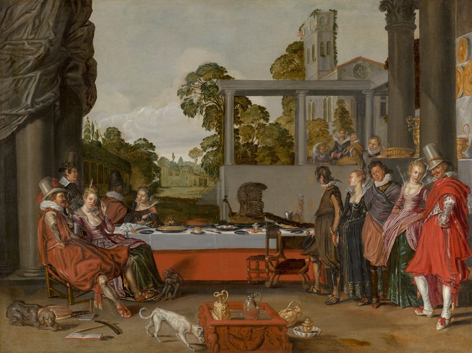 An Elegant Party in the Open by Willem Pieterszoon Buytewech
