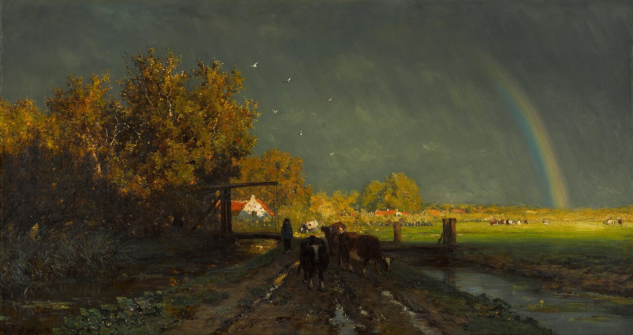 The rainbow by Willem Roelofs