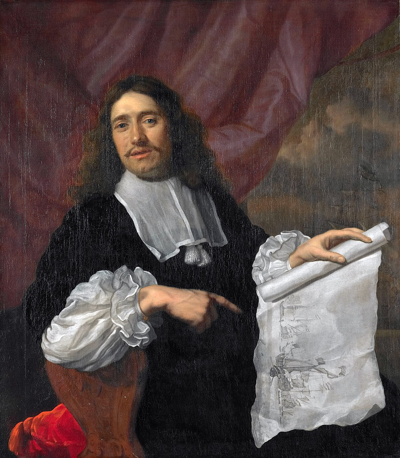 Portrait of Willem van de Velde the Younger
