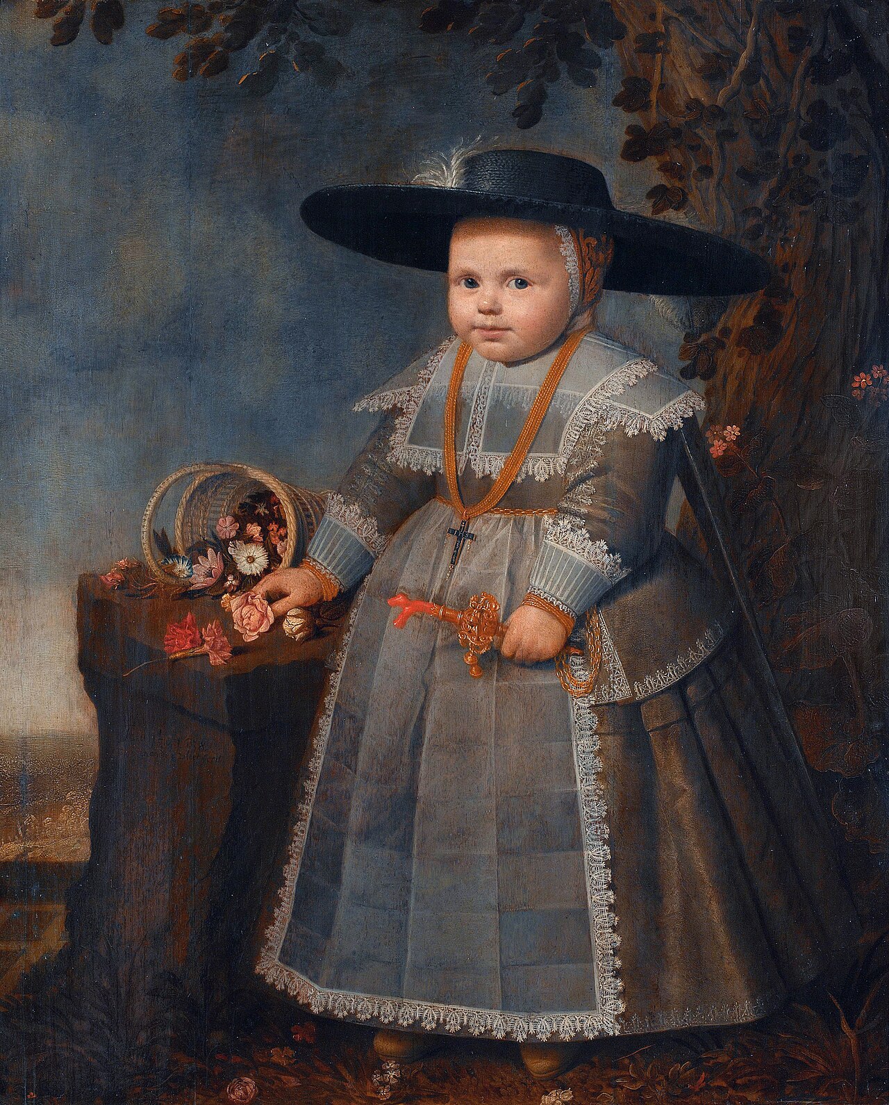 Portrait of a boy by Willem van der Vliet