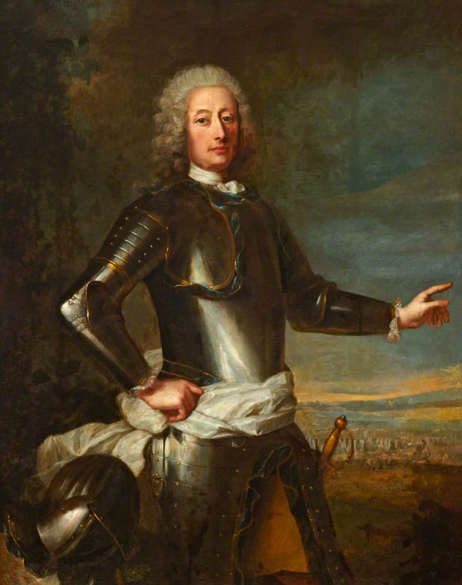 Portrait of an Unknown Gentleman (probably James Scott, Duke of Monmouth, at Bridport) by Willem Wissing