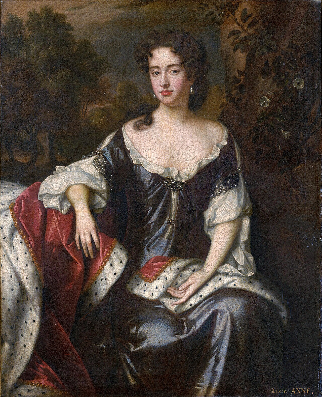 Portrait of Queen Anne (1665-1714), when Princess of Denmark by Willem Wissing