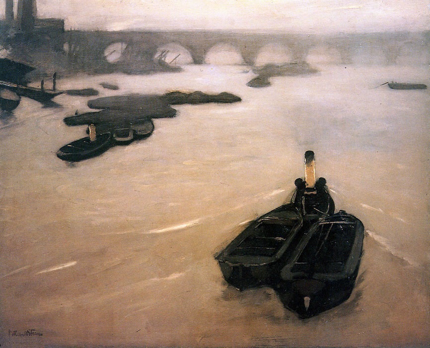 The Thames Near London Sun by Willem Witsen