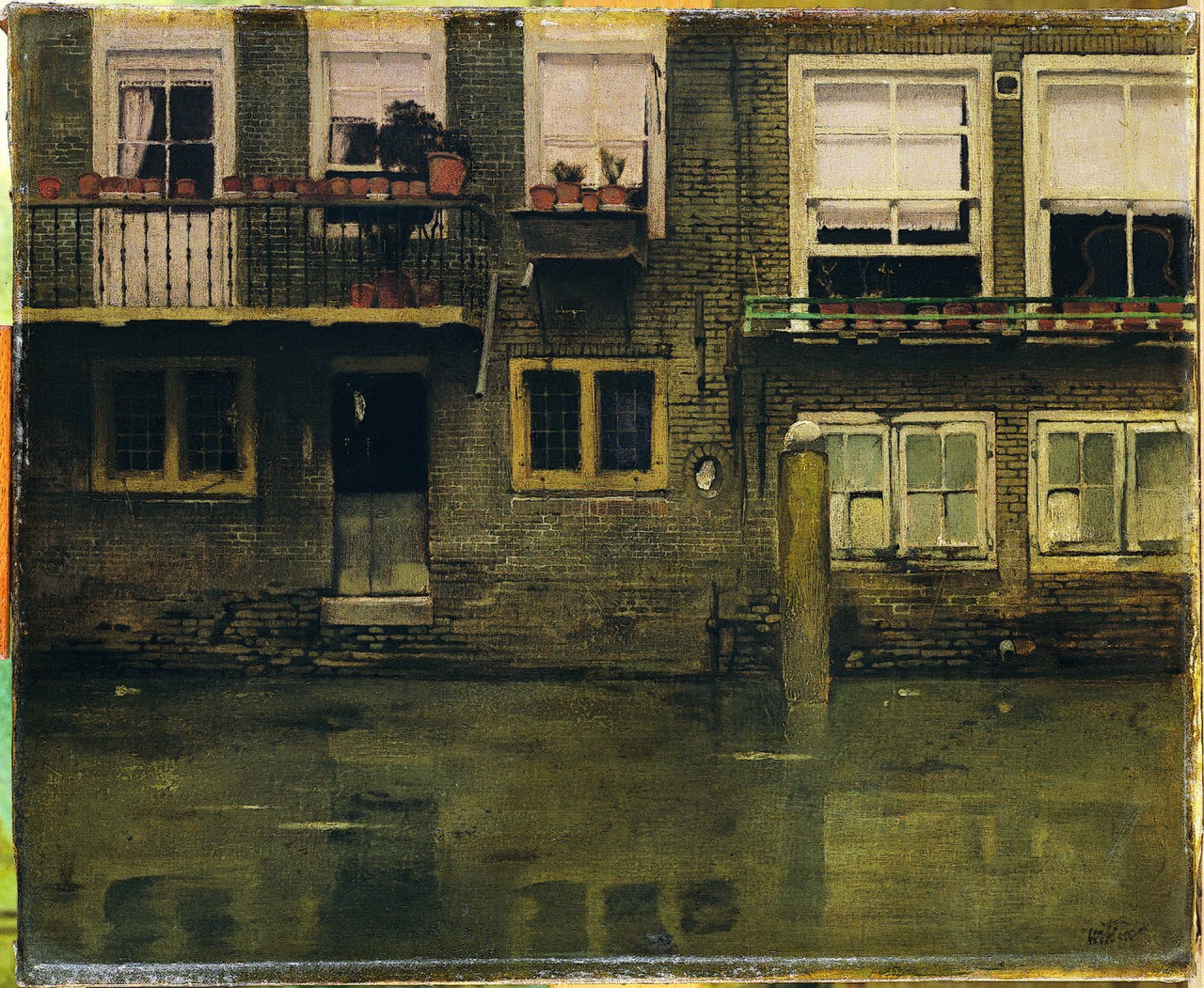 Voorstraatshaven, Dordrecht by Willem Witsen