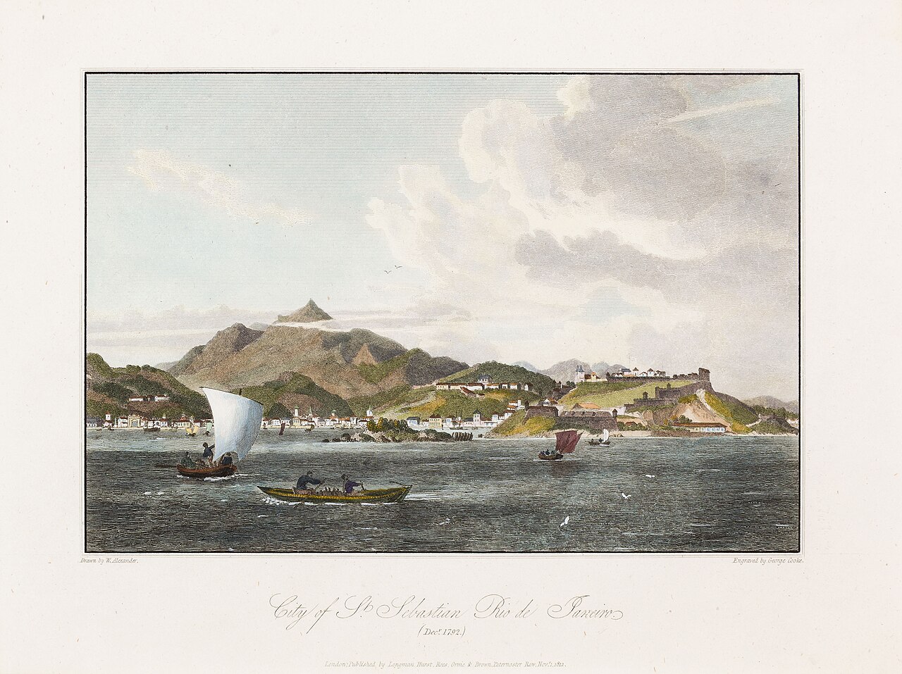 City of St. Sebastian Rio de Janeiro (Dec.r 1792) by William Alexander