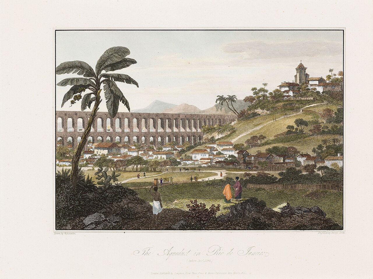 The Aqueduct in Rio de Janeiro (taken Dec.r 1792) by William Alexander