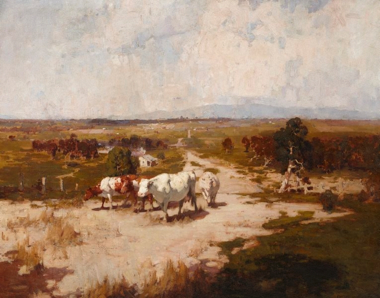 The grey road by William Beckwith McInnes